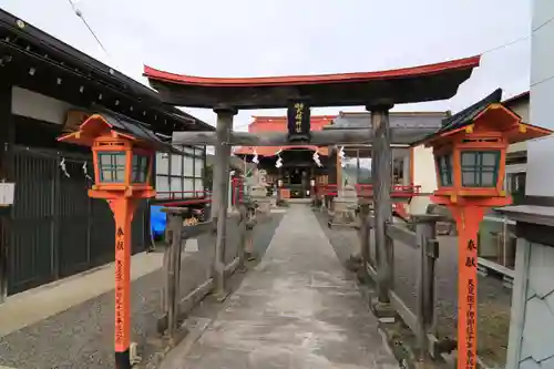 大鏑神社の鳥居