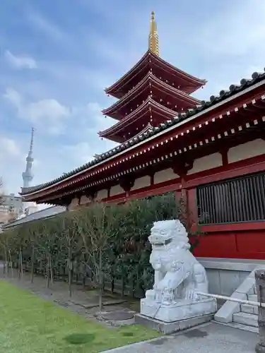 浅草寺の狛犬