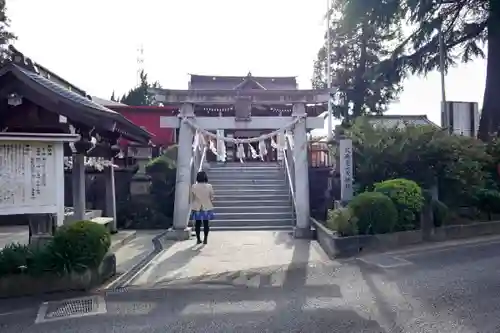 武蔵第六天神社の鳥居