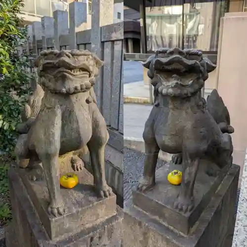 白金氷川神社の狛犬