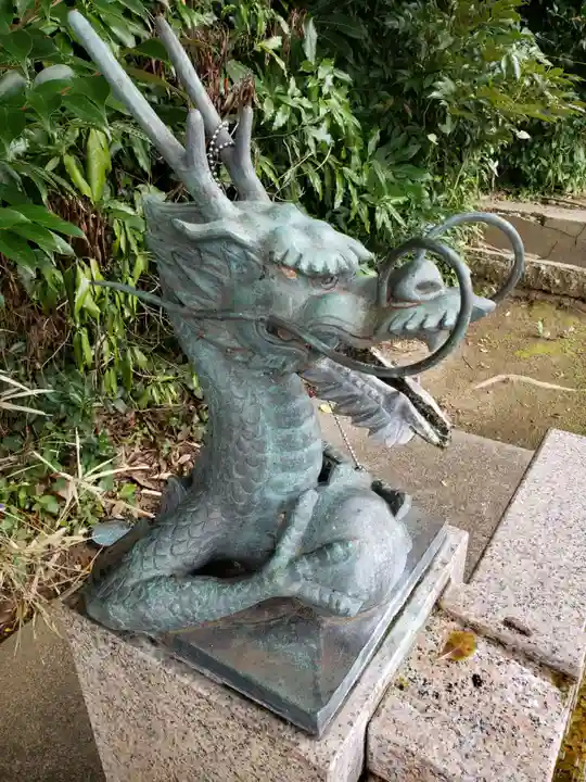 清水八幡神社の手水舎