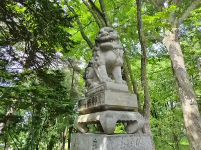 東神楽神社の狛犬