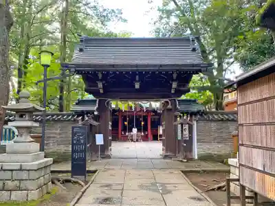 赤坂氷川神社の山門・神門