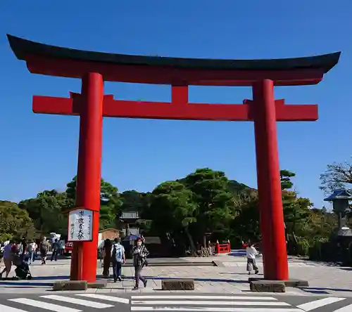 鶴岡八幡宮の鳥居