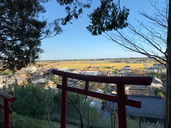 妙見神社の景色
