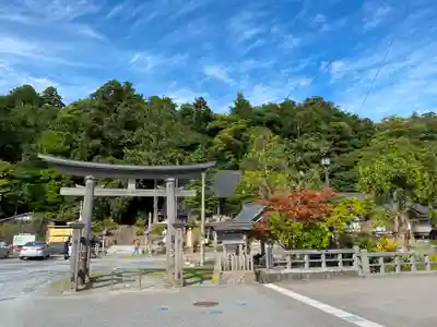 鳥海山大物忌神社吹浦口ノ宮の鳥居
