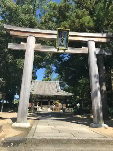 大直禰子神社の鳥居