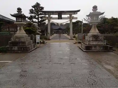 誉田八幡宮の鳥居