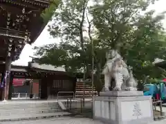 寒川神社の狛犬