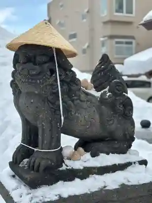 札幌諏訪神社の狛犬