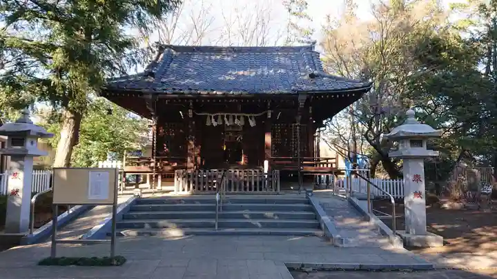 前野熊野神社の本殿・本堂