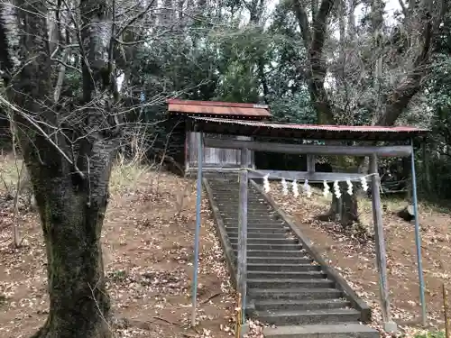 阿豆佐味天神社の鳥居