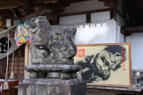 鏡石鹿嶋神社の狛犬