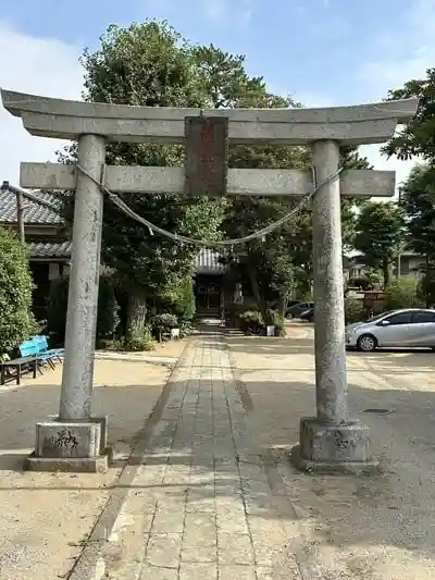 胡録神社の鳥居