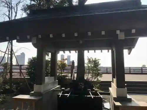 多摩川浅間神社の手水舎