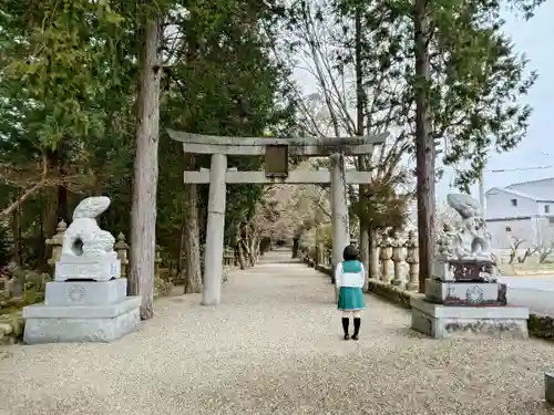積田神社の鳥居