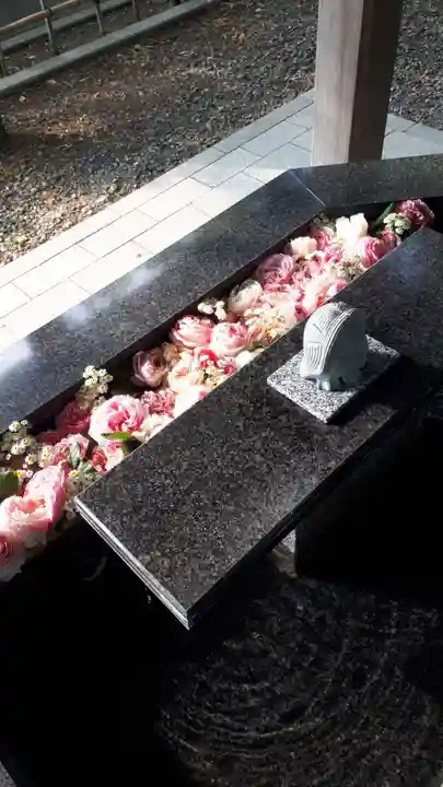 新琴似神社の手水舎