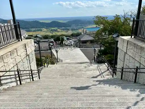 筑波山大御堂の景色