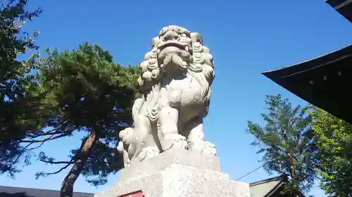 狭山神社の狛犬