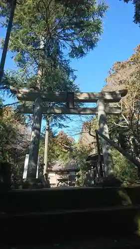 蛟蝄神社奥の宮の鳥居