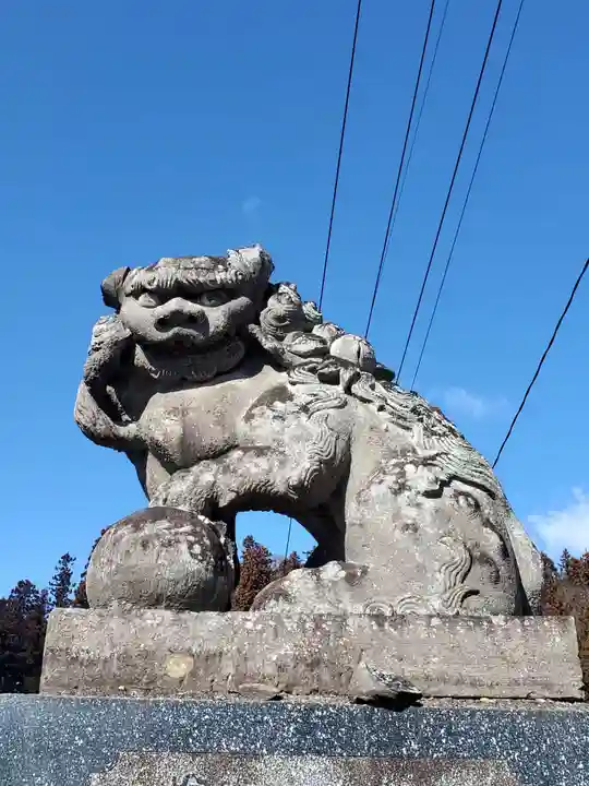 石都々古和気神社の狛犬