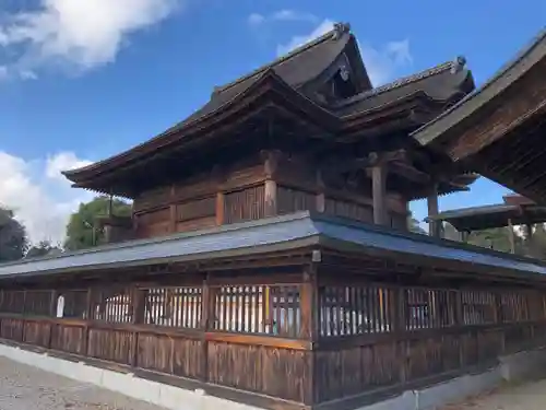 美作総社宮の本殿・本堂