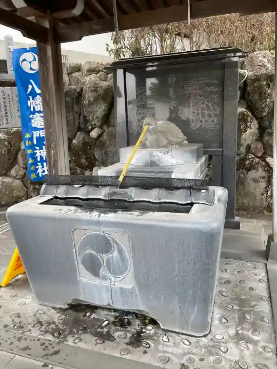 八幡竃門神社の手水舎