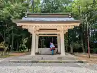 白山神社の手水舎