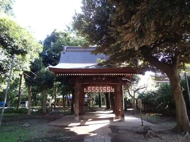 武蔵國府八幡宮の山門・神門