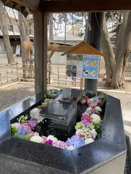 新琴似神社の手水舎