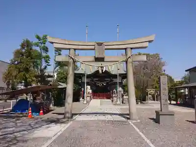 中津瀬神社の鳥居