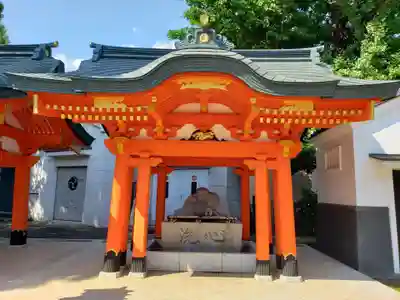 穴八幡宮の手水舎