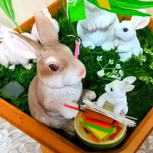 彌彦神社　(伊夜日子神社)の像