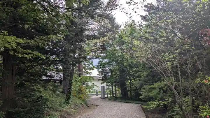 東神楽神社の自然