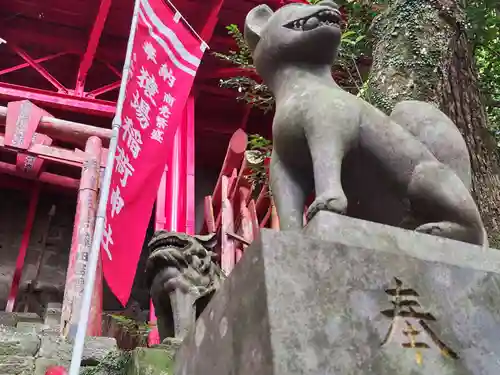 猿場稲荷神社の狛犬