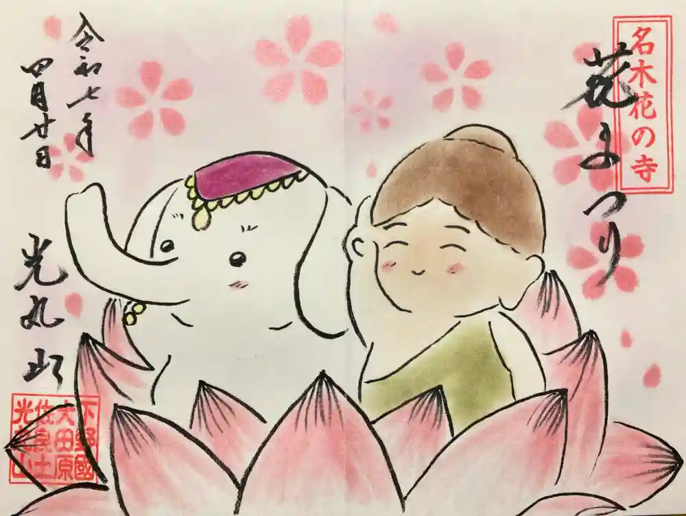 光丸山 法輪寺の御朱印