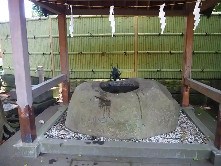 五社神社の手水舎