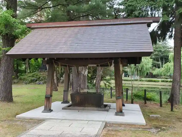 上川神社頓宮の手水舎