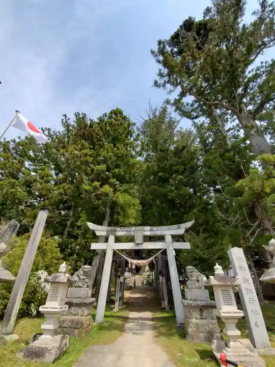 夏井諏訪神社の鳥居