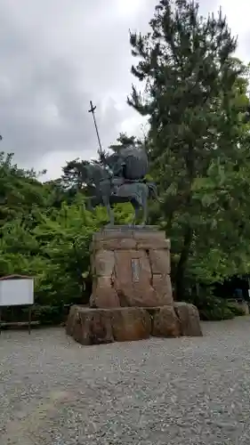 尾山神社の狛犬