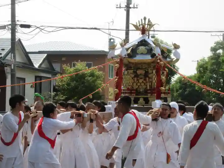 釧路一之宮 厳島神社のお祭り