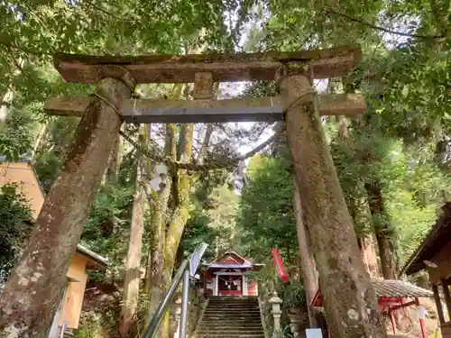 安良神社の鳥居