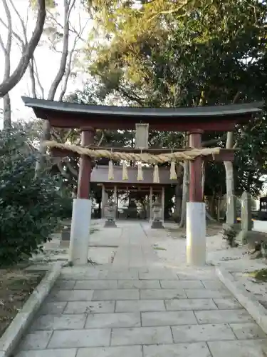 日秀将門神社の鳥居