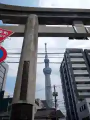 牛嶋神社の鳥居