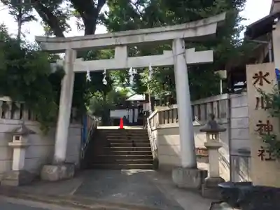 幡ケ谷氷川神社の鳥居