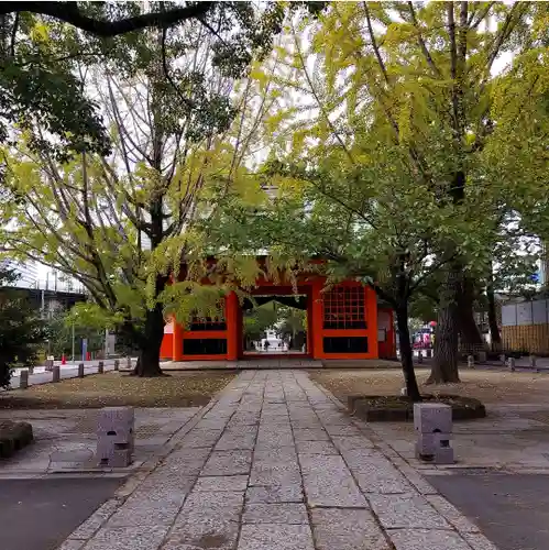 葛飾八幡宮の山門・神門