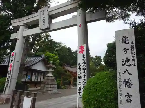 亀ケ池八幡宮の鳥居