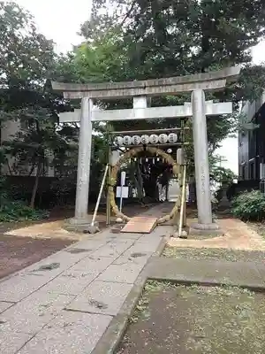 下高井戸八幡神社の鳥居