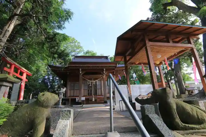 阿久津「田村神社」(郡山市阿久津町)旧社名:伊豆箱根三嶋三社の本殿・本堂