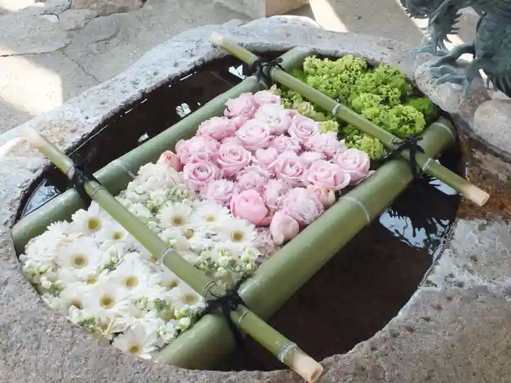 立志神社の手水舎